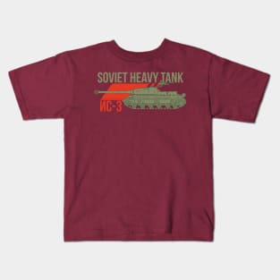 For the tank lover! Soviet IS-3 Kids T-Shirt